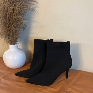 Calvin Klein Black Heeled Boots